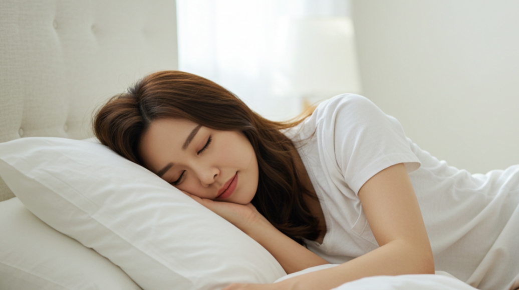 체형에 맞지 않는 베개 사용