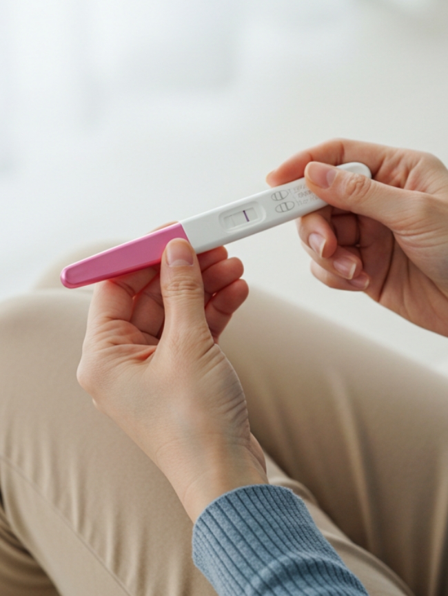 임신 테스트 한줄